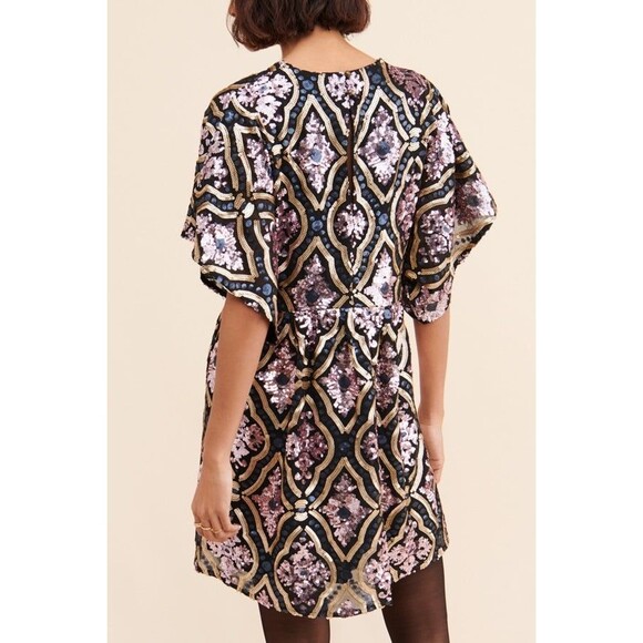 Anthropologie Amalia Sequined Tunic Dress XS - Picture 2 of 9